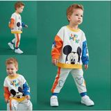 Rapapa Erkek Çocuk Mickey Mouse Eşofman Takımı 2245 2 - 3 Yaş İçin Eğlenceli Renkler - Beyaz
