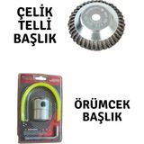 Rapco Motorlu Tırpan Çelik Telli Başlık Ve Örümcek Başlık