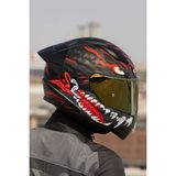 Rapıd 2 Race Kaıju Mat Siyah-Kırmızı-Beyaz Kask - 2XL
