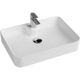 Rapid Line Tezgah Üstü Lavabo 42 x 60 cm – Geniş Yüzey, Yüksek Konfor - Beyaz