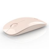 RAPIQUE Bluetooth Kablosuz Fare - (BT5.1+USB) Sessiz Tıklama, Düşük Güç ve 1600 DPI özellikli İnce Çift Modlu Bilgisayar Faresi, MacBook, Dizüstü Bilgisayar, iPad Pro/Air, Tablet (Pembe) için