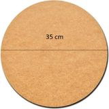 Rapithwin Ham Mdf 6 Adet Supla 3 mm - Naturel - 35 x 35 cm