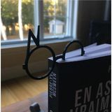 Rapithwin Harry Potter Tasarımlı Anahtarlık Kitap Ayracı Plastik Malzemeden Hafif 5 cm - 0 - Siyah