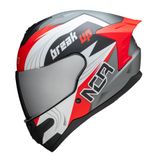 RapM70 Aynalı Cam Kapalı Kırmızı Kask (Ece Belgeli) (XL)