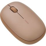 Rapoo M660 Kahverengi Çok Modlu Bluetooth Kablosuz Sessiz Mouse - Siyah