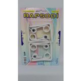 Rapsodi Plastik Yaylı Masa Mandalı 4'lü