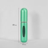 Rapsoli Mini Parfüm Şişesi Doldurulabilir Parfüm Şişesi Atomizer Cep Parfüm Şişesi Transfer Parfüm Şişesi - Yeşil