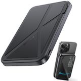 RAPTIC 2024 Yeni Yükseltme 5000mAh Manyetik Taşınabilir Şarj Cihazı Güç Bankası Standı ve USB-C Kablosu, Hızlı Şarj İnce Kompakt Kablosuz Pil Paketi iPhone 16 Pro Max/15/14/13/12, Siyah