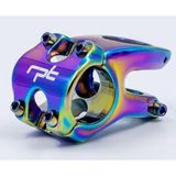Raptor Alüminyum As-318 31,8 Mm Riser Mtb Bisiklet Gidon Boğazı Oil Slick Rainbow Gidon Boğazı
