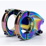 Raptor Alüminyum As-352 35 Mm Riser Mtb Bisiklet Gidon Boğazı Oil Slick Rainbow Gidon Boğazı