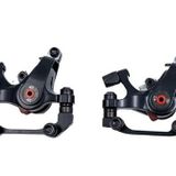 Raptor Dual Piston Mekanik Disk Fren Kaliperi Ön Arka Siyah Elektrikli Bisiklet Performan Kaliper