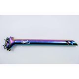 Raptor Sp-726 31.6 350Mm Sele Borusu Bisiklet Koltuk Borusu Alüminyum Rainbow Sele Borusu Oil Slick