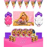 Rapunzel Disney Afisli 8 Kisilik Dogum Gunu Parti Susleri Malzemeleri Seti