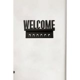 Rarart Conceptwelcome Metal Anahtar Askısı - Duvar Askısı Ve Raf Çanta Ceket Asacağı 17X27 Cm