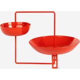 Rarart Kırmızı Metal Masaüstü Düzenleyici - Dekoratif Organizer - Piazza
