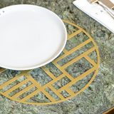Rarart Posavasos Tabak Altlığı, Dekoratif Supla - Gold