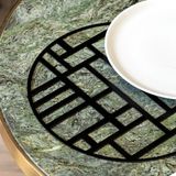 Rarart Posavasos Tabak Altlığı, Dekoratif Supla - Siyah