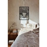 Rarartgözler Ve Insan Temalı Metal Tablo - Dekoratif Metal Duvar Panosu - 48,5X69 Cm