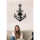 Rarartmetal Deniz Çapası - Deniz Severler Için Metal Poster - Duvar Dekor - 49X69 Cm