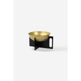 Rarartsiyah & Gold Metal Küçük Çok Amaçlı Dekoratif Kase - Ayaklı Saksı - Handlepot Small