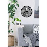 Rarartying Yang Metal Tablo - Dekoratif Metal Duvar Panosu - 49X49 Cm