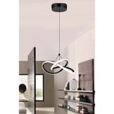 Rarossa Bonna Modern Tekli Siyah Sarkıt LED Beyaz Power Ledli Salon Mutfak Oda Hol Ledli Avize - 1