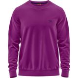 Raru %100 Pamuk Basic Sweatshirt Mor Renkli Şardonsuz İç Yüzey ile Rahat Kullanım