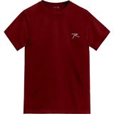 Raru Agnıtıo Erkek Pamuklu Günlük T-Shirt - 2XL - Bordo