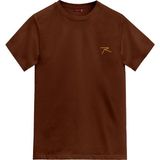 Raru Agnıtıo Erkek Pamuklu Günlük T-Shirt - Kahverengi