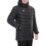 Raru Anorak Pluma Siyah Erkek Uzun Kol Midi Kesim Kalıbı ile Şık ve Rahat Mont