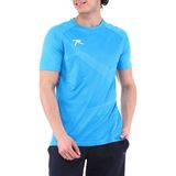 Raru Erkek Dijital Baskılı T-Shirt Justa Saks - Mavi - Krem - Beyaz