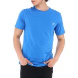 Raru Erkek Pamuk T-Shirt Gravıs Saks - 2XL