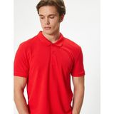 Raru Erkek Polo Yaka T-Shirt - Kırmızı - XL