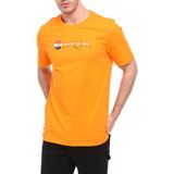 Raru Erkek T-Shirt Arve Oranj - M - Turuncu - Gri