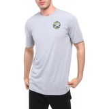 Raru Erkek T-Shirt Gera Gri Melanj - Renkli