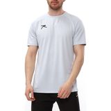 Raru Erkek T-Shirt Velox Gri Regular Kalıp Nefes Alabilir Kumaş ile Şık Tasarım - 5XL