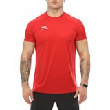 Raru Erkek T-Shirt VULCAN KIRMIZI KIRMIZI 3XL