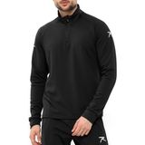 Raru Erkek Yarım Fermuarlı Eşofman Altus Siyah - 2XL