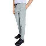 Raru Gri Dokuma Pantolon %100 Polyester Ayarlanabilir Bel Lastikli Hafif Rahat Erkek