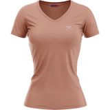 Raru Kadın %100 Pamuk T-Shirt Mulıer Pudra - XL