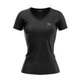 Raru Kadın %100 Pamuk T-Shirt Mulıer Siyah