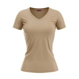 Raru MULIER Kadın Pamuklu Bej Günlük T-shirt