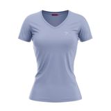 Raru MULIER Kadın Pamuklu Lila Günlük T-shirt