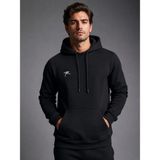Raru Siyah Erkek Spor Sweatshirt Hoodie - Lepidus - M