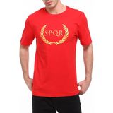 Raru Spqr Erkek T-Shirt Ares Kırmızı