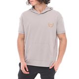 RARU SPQR Kısa Kollu Sweatshirt NEPTUNE GRİ GRİ M