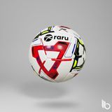 Raru Thermo Bonded Futbol Topu No.5 Kırmızı - Beyaz - Kırmızı