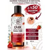 Ras Dashen Premium Kalite Çilek - Okaliptus Afrodizyak Etkili Masaj Yağı 250 ml Yumuşaklık ve Nem