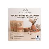 RasaForm Mat Mercan Toz Pigment – Taş Tozu, Beton, Alçı, Seramik ve Derz boyası 100 gr