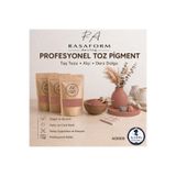 RasaForm Sıcak Derin Terracotta Toz Pigment – Taş Tozu, Beton, Alçı, Seramik ve Derz boyası 100 gr